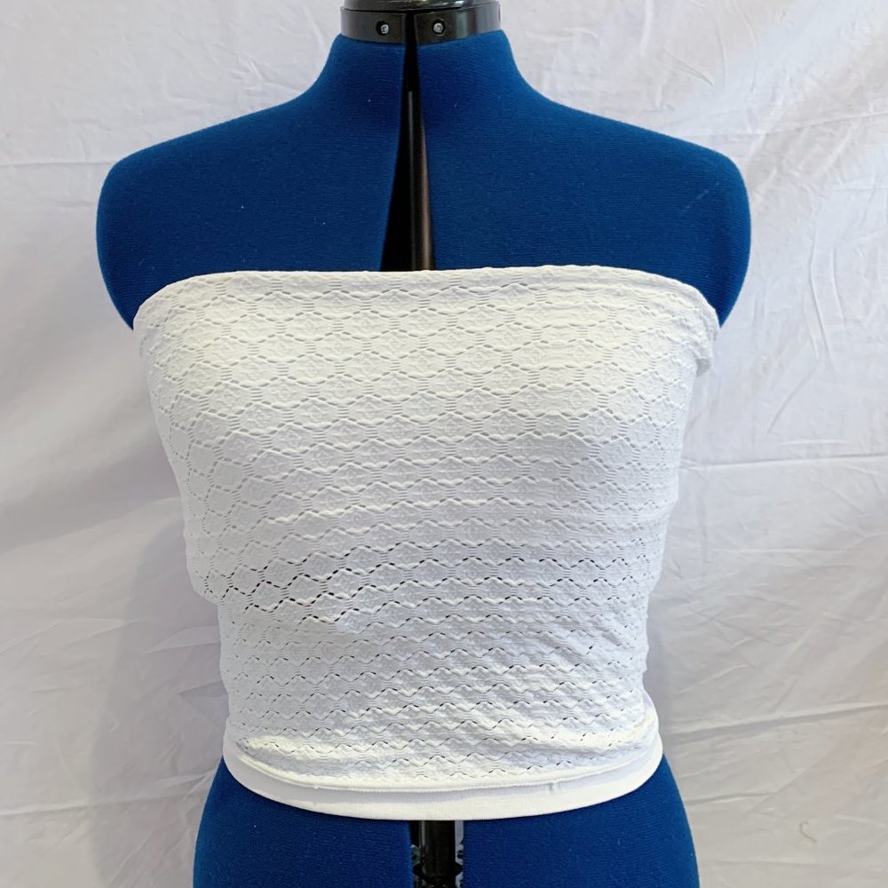 FREE PEOPLE Crochet Tube Top